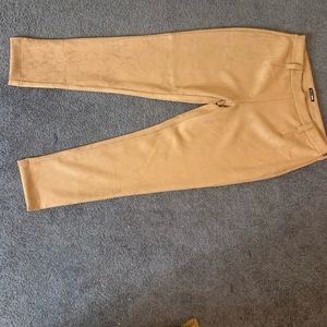 Fashionnova High waist suede pants